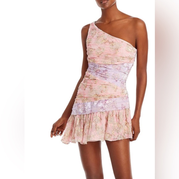 NWT LoveShackFancy Zietta Dress in dusty Amethyst Sz 4 - Picture 7 of 16